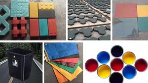 Óxido De Ferro Preço Por Tonelada Óxido De Ferro Azul/Laranja/Vermelho/Preto/Amarelo/Branco/Verde Óxido De Ferro Pigmento para Tijolos Coloração Do Piso De Cimento - Product Image 3