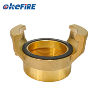 Raccords de tuyaux d'incendie Okefire en laiton de 2 pouces DN50 de type Guillemin femelle haute pression