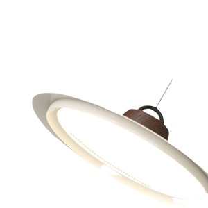 Lámpara de barra de hierro minimalista moderna para hoteles, restaurantes, diseño de sombrero de <span class=keywords><strong>pescador</strong></span> antiguo, candelabro de comedor de Color 3000K - Product Image 1