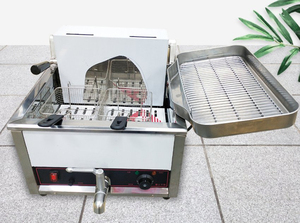 Friteuse électrique de qualité commerciale robuste pour frites et chips de pommes de terre en acier inoxydable 16L 8000W 380V - Product Image 5