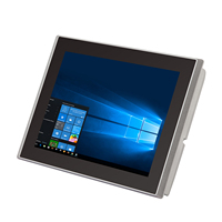 8 ''10'' 12 "15" écran tactile capacitif Linux Win Tablet PC J4125 N100 PC industriel intégré sans ventilateur avec Ip65 étanche