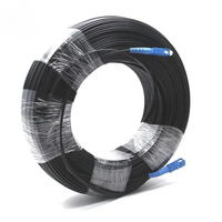 Câble de raccordement à fibre optique FTTH réseau 4G/3G 30m 3.0mm avec cordon de raccordement SC/APC LC/APC pour utilisation