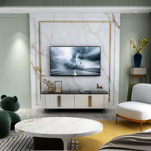 High Quality Calacatta <b>White</b> with Gold Vein Marble Modern Design Engineered Stone Quartz Slab New Quartz Stone Countertop - Product Image 1