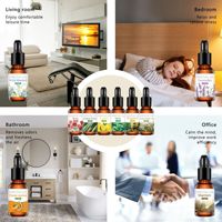 50 saveurs, 100% huiles essentielles naturelles biologiques pures pour diffuseur d'aromathérapie, humidificateur, SPA à domicile, relaxation