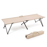 Lit de camping pliable en acier léger et moderne NBT pour l'extérieur, randonnée, voyage, logo personnalisable, couleur personnalisable, capacité 120 kg, 600D