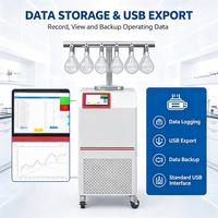 Lyophilisateur vertical de table, machine de lyophilisation sous vide avec collecteur pour la préservation d'échantillons de laboratoire