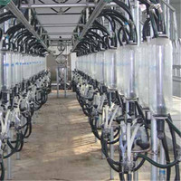 16-32 positions de traite Salle de traite avec compteur à lait en verre pour chèvre et mouton