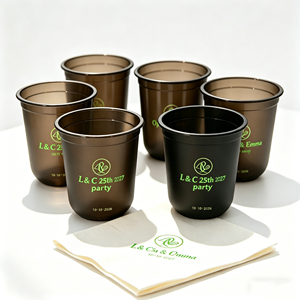 Gobelet de fête personnalisé en plastique PP réutilisable sans BPA, design givré flexible pour stade, 8oz 10oz 12oz 14oz 16oz 20oz - Product Image 1