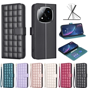 Hot Bán Ví PU Da Lật Bảo Vệ Điện Thoại Di Động Bìa Trường Hợp Đối Với Xiaomi Redmi Lưu Ý 14 Pro 4G POCO X7 M7 Pro Lưu Ý 13 - Product Image 6