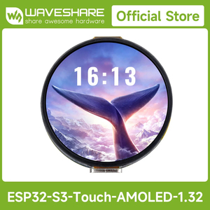 Waveshare ESP32-S3 Pantalla Táctil Redonda AMOLED de 1.32 Pulgadas, Placa de Desarrollo de 466*466 Píxeles QSPI, Compatible con Wi-Fi y Bluetooth 5 K732 - Product Image 6