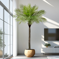 Palmiers artificiels réalistes certifiés UV de 200 cm en matière synthétique pour la décoration de mariages et de paysages, idéaux pour les bureaux et les occasions de Pâques