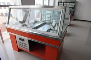 유리문 전체 구리 배관 냉장 베이커리 진열장 - Product Image 1