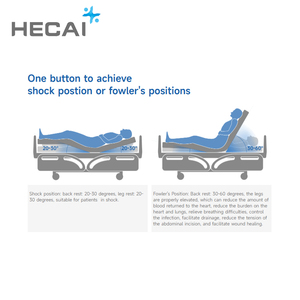 Pasokan langsung tempat tidur rumah sakit elektrik untuk perlengkapan rumah sakit Ward tempat tidur pasien medis ruang rumah sakit - Product Image 4