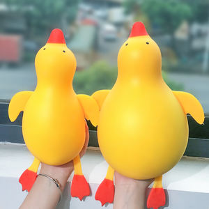 Jouet anti-stress géant en forme de canard, jouet à étirer en forme de grande oie blanche, jouet sensoriel moelleux et amusant pour soulager le stress, cadeau pour enfants et adultes - Product Image 2