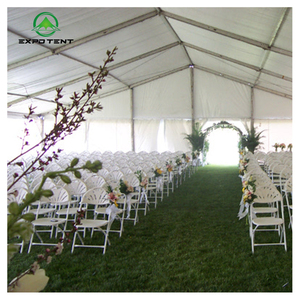 Nhà Máy Trung Quốc trực tiếp tùy chỉnh hình dạng hàng đầu bạt PVC trong suốt cửa sổ PE với màu sắc tùy chọn tiệc cưới lều 200 + chỗ ngồi - Product Image 4