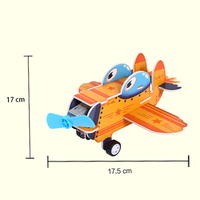 Kit de construction éducatif STEM pour enfants : Modèle d'avion à assembler soi-même pour l'apprentissage scientifique