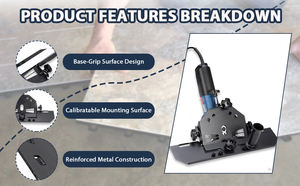 Machine à chanfreiner portative à 45 degrés, coupe-carreaux électrique, outil de meulage humide pour carreaux de céramique, porcelaine et marbre - Product Image 5