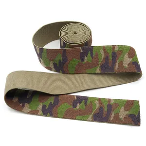 Weaver Custom camo polyester Mil spec camouflage jacquard weave webbing tactical webbing