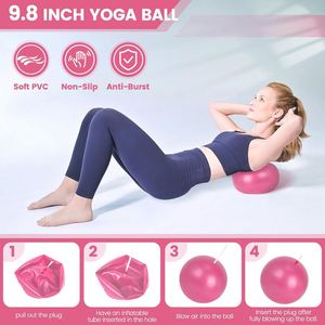 Juego de esterillas de yoga Ball Power Ring con logotipo personalizado, accesorios de fitness para gimnasio en casa con círculo mágico hecho de EVA para Pilates - Product Image 2