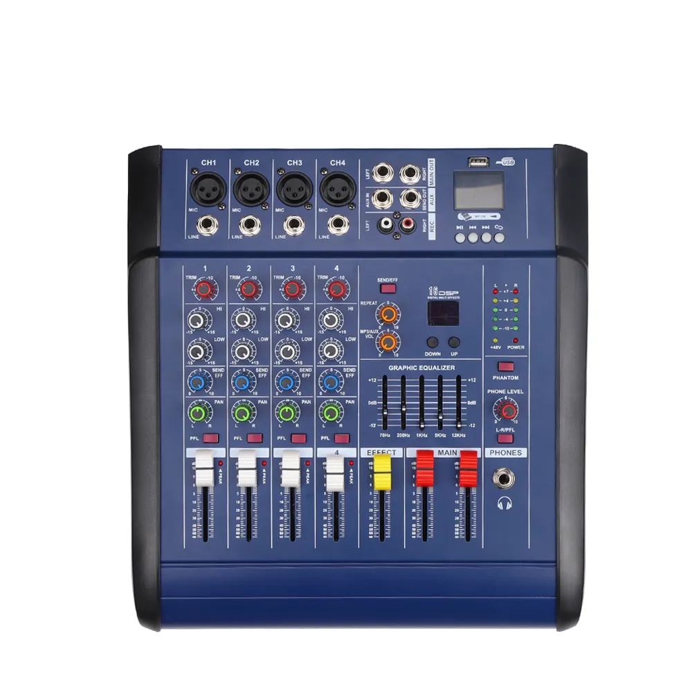 2020 nuovo Usb di Potenza Audio Amplificatore Mixer