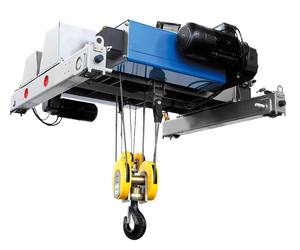 Katrol tali kawat listrik, tipe Eropa 2ton 5ton 10ton Wheeler untuk derek atas kepala - Product Image 1