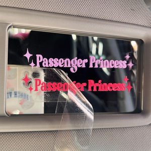 Belle taille et forme personnalisées décorative autocollant étanche <span class=keywords><strong>passager</strong></span> princesse rétroviseur autocollant - Product Image 2