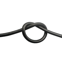 Câble d'alimentation noir 2464 pour barre lumineuse LED, type fourche en T, avec connecteur femelle et cinq connecteurs mâles