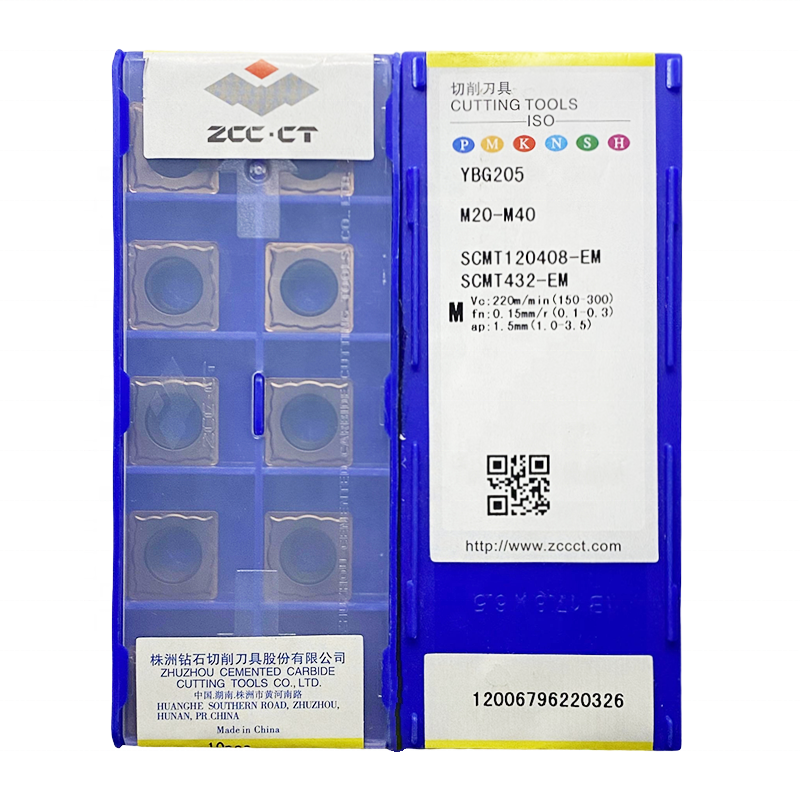 ZCC SCMT YBG205 SCMT120408-EM твердосплавные вставки CNC токарный инструмент токарный станок инструменты высокого качества инструмент