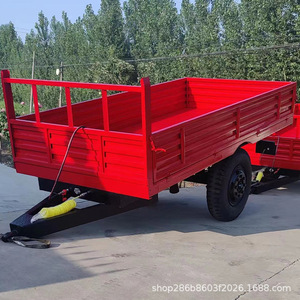 Remorque agricole de 2 tonnes avec frein, transport agricole, transport de marchandises lourdes - Product Image 4