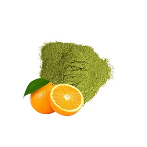 3-in-1 süßes orangengeschmack Boba Milch Tee Pulver Matcha Latte Pulver