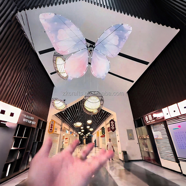 ZKAI Romantic Wedding Props Led Bionic Butterfly Remote Control Ornithopter Flying Butterflies for Wedding Party