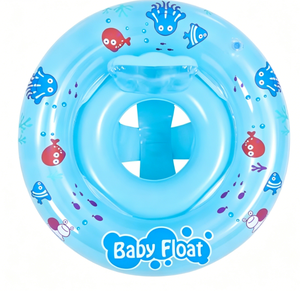Flotteur gonflable écologique pour bébé, siège flottant rond gonflable, flotteur aquatique en PVC sûr pour tout-petits pour piscine et <span class=keywords><strong>bain</strong></span> - Product Image 3