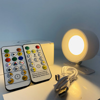 Smart 360 Boule magnétique Port de charge USB Télécommande RVB Lampes murales sans fil Lampes murales à piles