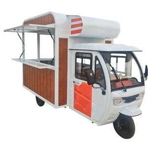 Triciclo al por mayor con ruedas para adultos, automóvil pequeño de 1.5Kw, 2.5Kw, 3Kw, carrito de aperitivos con sombrilla - Product Image 1