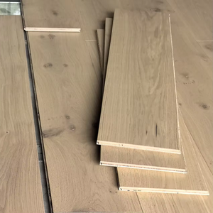 Plancher en chêne blanc de luxe, qualité ABCD, 20 mm, chêne européen, bois naturel, bois dur, plancher en bois d'ingénierie <span class=keywords><strong>massif</strong></span> - Product Image 5