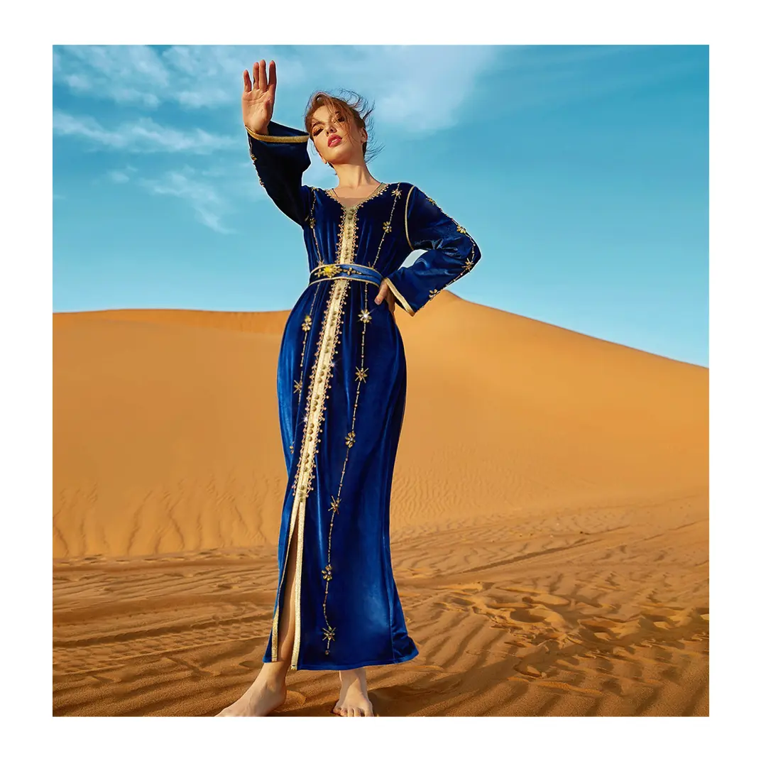 SIPO Muslne Cardigan Modest Wear Female Dubai Middle East V-Neck Luxury Evening Dress Abaya Top Fashion