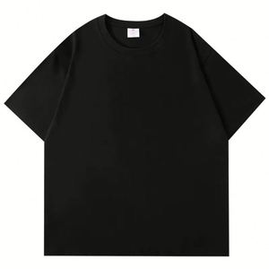 T-shirts en coton lourd 100% avec impression DTG de logo personnalisé, streetwear décontracté, t-shirts grande taille, t-shirts unis de couleur unie pour hommes - Product Image 5