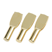 Support fixe en forme de raquette de tennis de table Activity Gold Plate, diamètre 6 mm, bronze, fabriqué en Chine