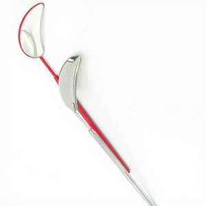 Eyelash Mirror Long Handle Solid Stainless Steel Portable Inspection Checking Eyelash Extension Heart Shape Makeup <b>Tools</b> - Product Image 3