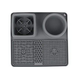 Assiette de nourrissage lent pour chien en silicone durable, non toxique, accessoires pour animaux de compagnie pour une alimentation saine, bol écologique - Product Image 4