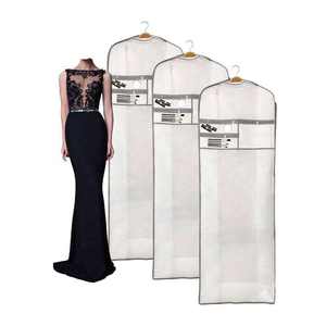 Bolsas <span class=keywords><strong>de</strong></span> ropa transparentes a prueba <span class=keywords><strong>de</strong></span> polvo para vestido <span class=keywords><strong>de</strong></span> novia para colgar ropa Bolsas <span class=keywords><strong>de</strong></span> ropa transparentes con cremallera - Product Image 6