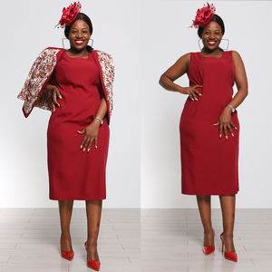 Tenue de cérémonie grande taille pour femmes africaines, ensemble veste en brocart, vêtements de dimanche turcs - Product Image 2