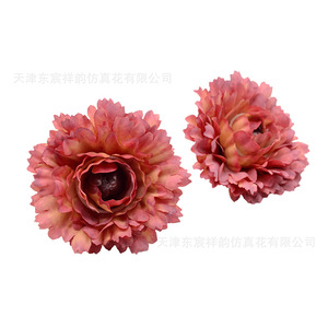 Flores de seda de peonía mini de 7 cm de Dongchen Crafts, flor base para decoración de sombreros, mochilas, cajas de regalo, horquillas y maquillaje. - Product Image 3