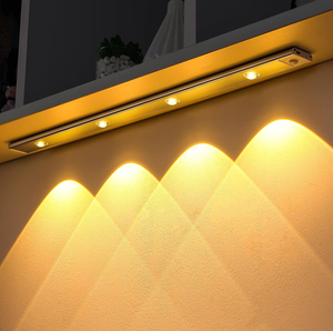 40cm Rechargeable LED <b>Motion</b> Sensor Crystal Cabinet <b>Light</b> 3 Color Temps Living Room Wall-mounted European Design Lighting - Product Image 1