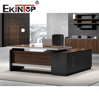Bureau de direction moderne pour PDG, patron, responsable, exécutif, en bois, pour mobilier de bureau