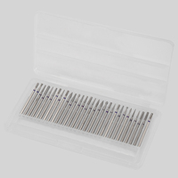 Boîte de 30 embouts de ponçage pour ongles en forme de tête de maïs, outils de remplacement pour le retrait des ongles, haute dureté, résistants à la chaleur