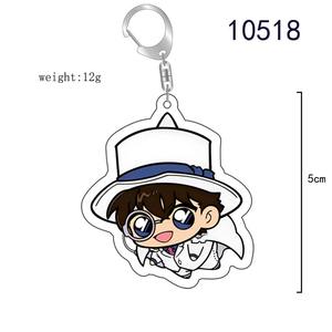 Porte-clés de détective de dessin animé japonais <span class=keywords><strong>Conan</strong></span> Edogawa Haibara Ai moui Ran Cosplay Q Version figurines pendentif porte-clés en acrylique - Product Image 3