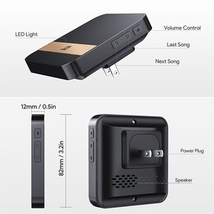 Easy Installation Waterproof Adjustable Volume <strong>52</strong> Chimes Wireless <strong>Doorbell</strong> - Product Image 5