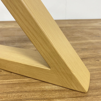 Pieds de table en bois grainé, style antique, rétro, rustique, pour banc, table à manger, table basse, mobilier de bureau, de restaurant, en métal