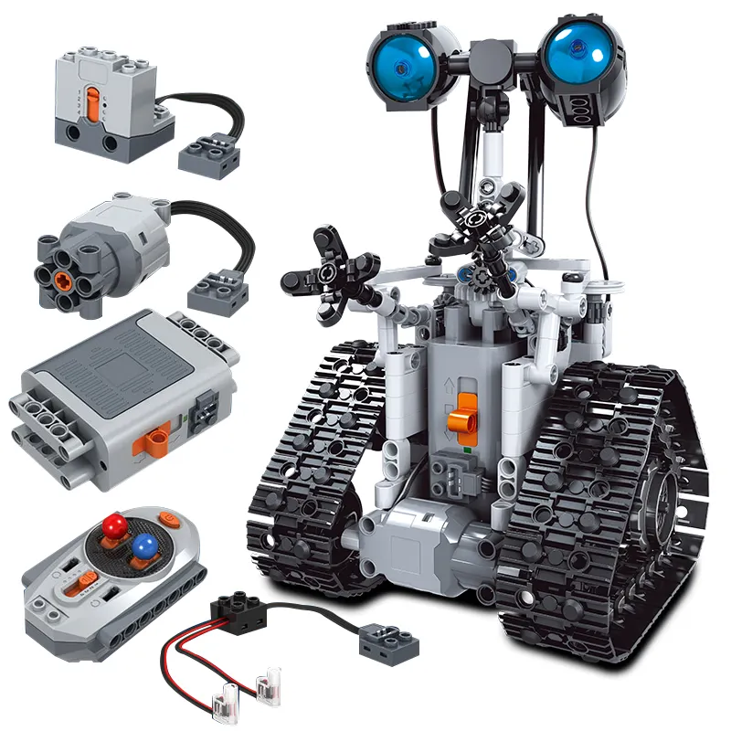 WL7112 High Tech 408PCS Electronic Toys Remote Control Intelligent Robot DIY Sets Kids Educational Building Blocks Brick Robot